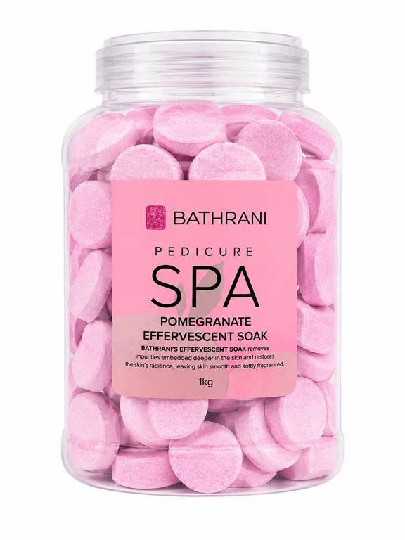 BATHRANI PEDICURE SPA EFFERVESCENT POMEGRANATE 1KG BATHRANI PEDICURE SPA EFFERVESCENT POMEGRANATE 1KG