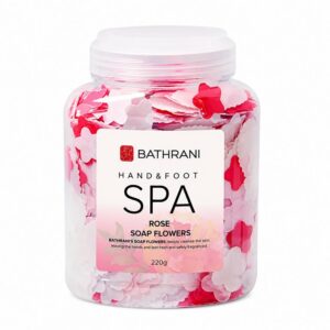 BATHRANI HAND&FOOT SPA ROSE SOAP FLOWERS 220G