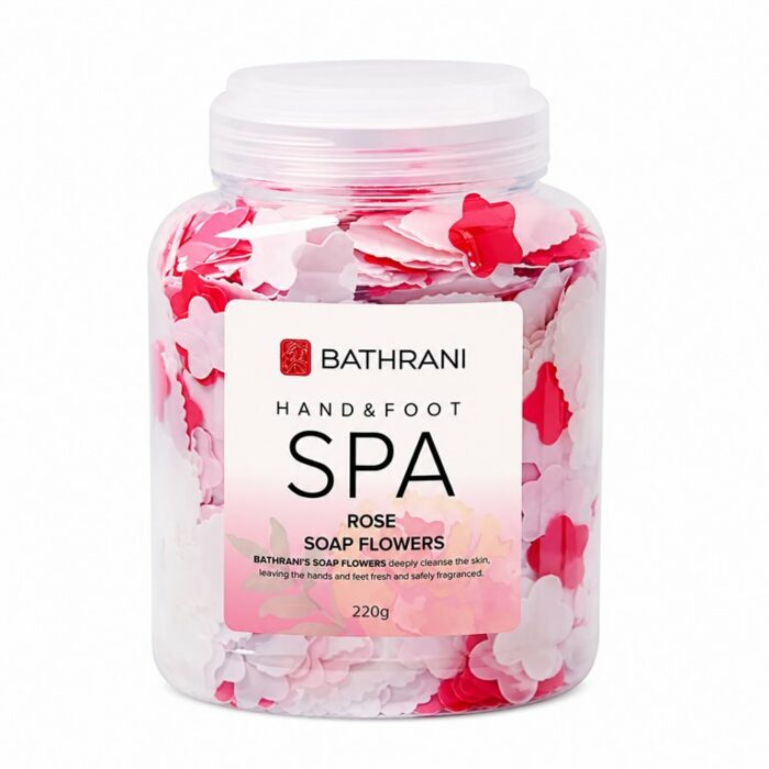 BATHRANI HAND&FOOT SPA ROSE SOAP FLOWERS 220G