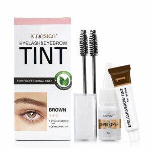 ICONSIGN NATURAL EYELASH AND EYEBROW DYE BROWN