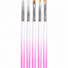 PINK BRUSHA PER THONJE SET 1/5 PKB-10