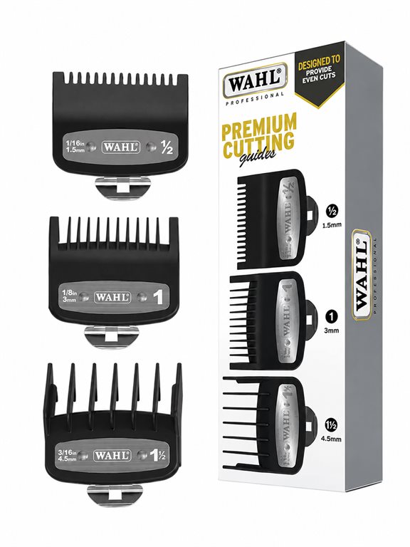WAHL METAL ATTACHMENT COMB SET 3PCS WAHL METAL ATTACHMENT COMB SET 3PCS
