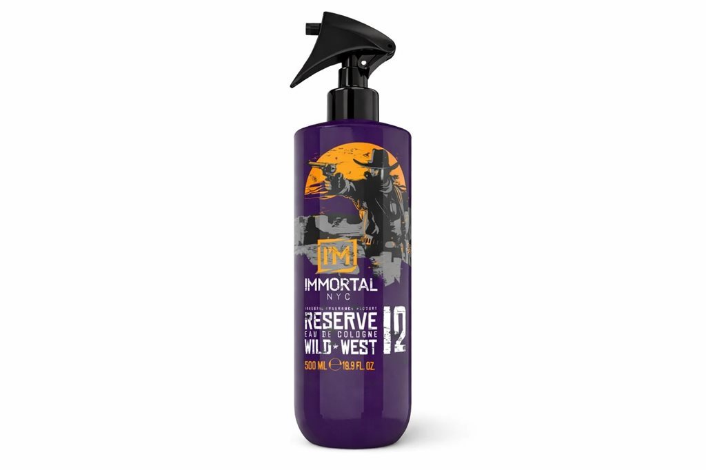 IMMORTAL ORIGINAL 12 RESERVE EAU DE COLOGNE WILD WEST 500ML IMMORTAL ORIGINAL 12 RESERVE EAU DE COLOGNE WILD WEST 500ML