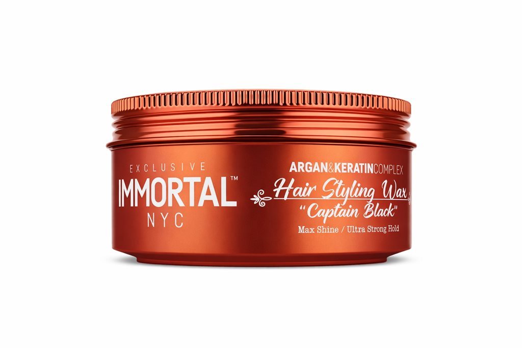 IMMORTAL NYC HAIR STYLING WAX CAPTAIN BLACK 150ML IMMORTAL NYC HAIR STYLING WAX CAPTAIN BLACK 150ML