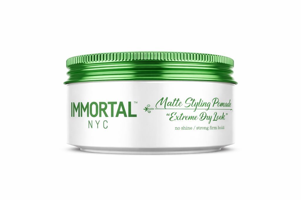 IMMORTAL NYC EXTREME DRY LOOK MATTE STYLING POMADE 150ML IMMORTAL NYC EXTREME DRY LOOK MATTE STYLING POMADE 150ML
