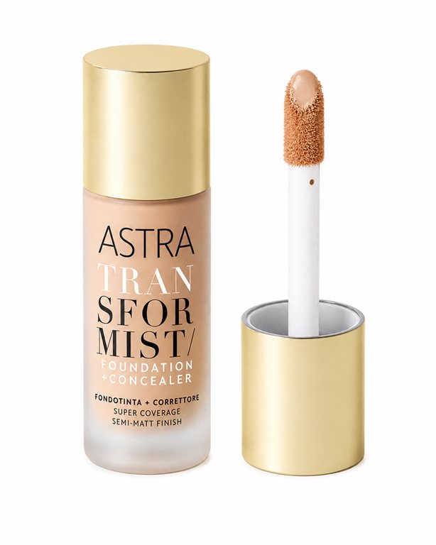 ASTRA TRANSFORMIST FOUNDATION+CONCEALER 1C ASTRA TRANSFORMIST FOUNDATION+CONCEALER 1C
