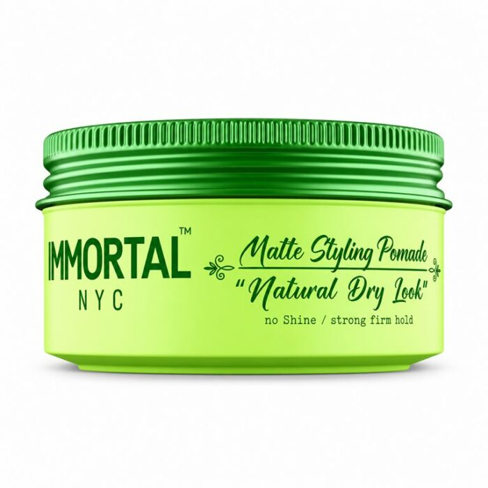 IMMORTAL NYC DRY MATTE FINISH STYLING POMADE 150ML IMMORTAL NYC DRY MATTE FINISH STYLING POMADE 150ML