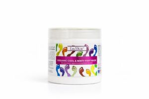LANS YADE ORGANIC COOL&MINTY FOOT MASK WHITE 500ML