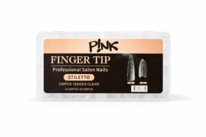 PINK THONJE ARTIFICIAL STILETTO SET 1/240