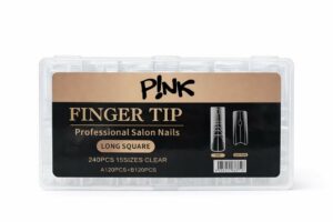 PINK THONJE ARTIFICIAL LONG SQUARE SET 1/240