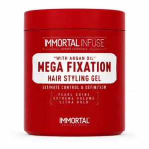 IMMORTAL INFUSE MEGA FIXATION HAIR STYLING GEL WITH ARGAN OIL 500 ML