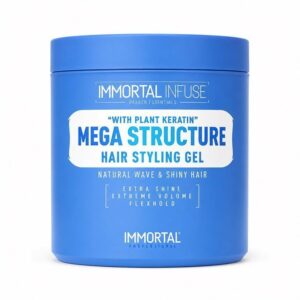 IMMORTAL INFUSE MEGA STRUCTURE HAIR STYLING GEL WITH PLANT KERATIN 500 ML