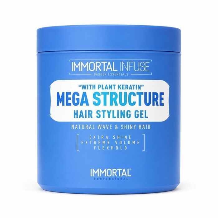 IMMORTAL INFUSE MEGA STRUCTURE HAIR STYLING GEL WITH PLANT KERATIN 500 ML