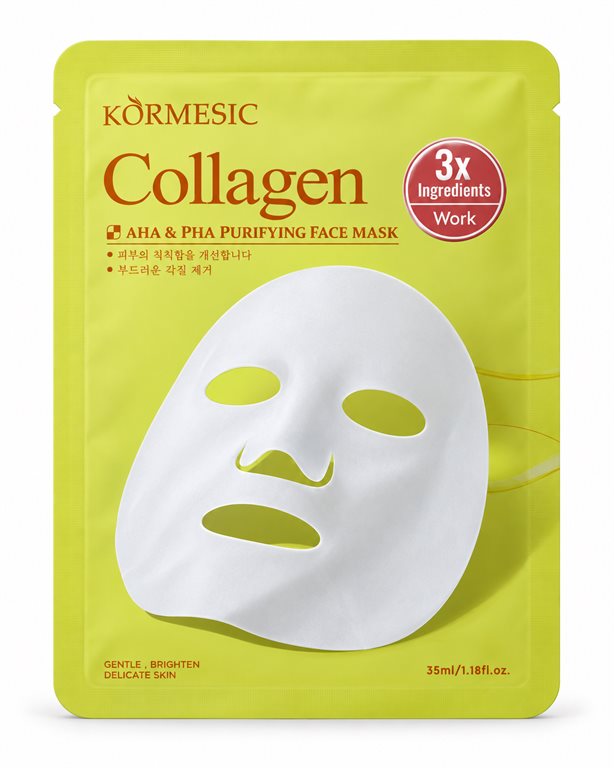 KORMESIC COLLAGEN AHA & PHA PURIFYING FACE MASK 35ML KORMESIC COLLAGEN AHA & PHA PURIFYING FACE MASK 35ML